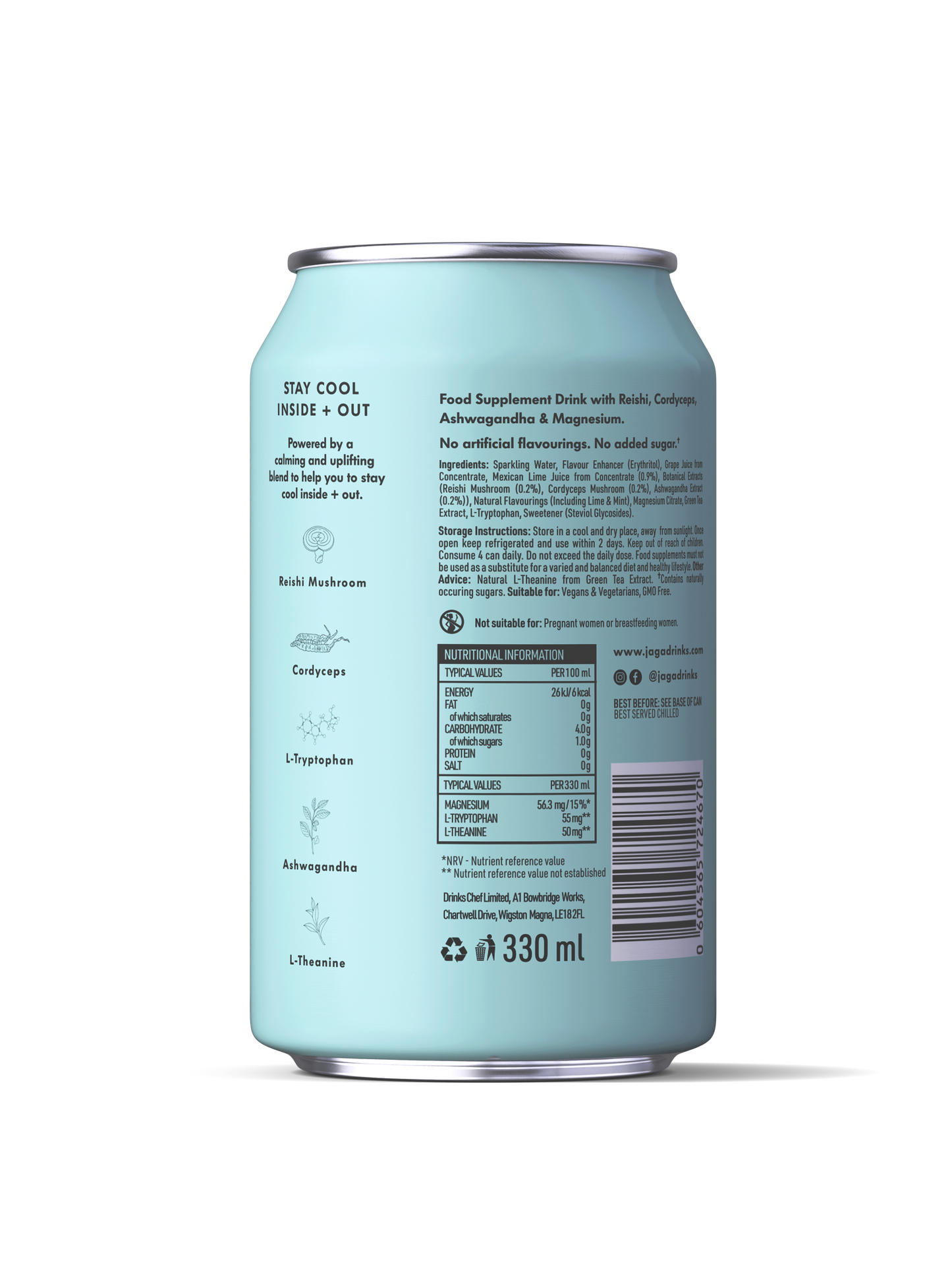 SINGLE CAN OF MEXCAN LIME & MINT